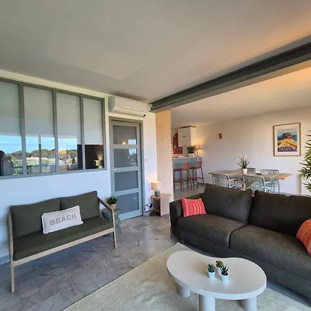 Lägenhet T3 Vue A 300m De La Plage, Piscine Et Parking Prive Bandol